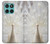 S1980 White Peacock Hülle Schutzhülle Taschen für Motorola Edge 60 Fusion