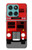 S2058 England British Double Decker Bus Hülle Schutzhülle Taschen für Motorola Edge 60 Fusion