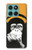 S2324 Funny Monkey with Headphone Pop Music Hülle Schutzhülle Taschen für Motorola Edge 60 Fusion