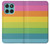 S2363 Rainbow Pattern Hülle Schutzhülle Taschen für Motorola Edge 60 Fusion