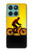 S2385 Bicycle Bike Sunset Hülle Schutzhülle Taschen für Motorola Edge 60 Fusion