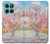 S2450 Van Gogh Peach Tree Blossom Hülle Schutzhülle Taschen für Motorola Edge 60 Fusion