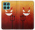 S2454 Red Cute Little Devil Cartoon Hülle Schutzhülle Taschen für Motorola Edge 60 Fusion