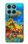 S2568 Sea Seabed Fish Corals Underwater Ocean Hülle Schutzhülle Taschen für Motorola Edge 60 Fusion