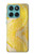 S2713 Yellow Snake Skin Graphic Printed Hülle Schutzhülle Taschen für Motorola Edge 60 Fusion