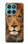 S2870 Lion King of Beasts Hülle Schutzhülle Taschen für Motorola Edge 60 Fusion