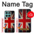S2894 Vintage British Flag Hülle Schutzhülle Taschen für Motorola Edge 60 Fusion