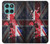 S2936 UK British Flag Map Hülle Schutzhülle Taschen für Motorola Edge 60 Fusion