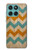 S3033 Vintage Wood Chevron Graphic Printed Hülle Schutzhülle Taschen für Motorola Edge 60 Fusion