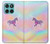 S3203 Rainbow Unicorn Hülle Schutzhülle Taschen für Motorola Edge 60 Fusion