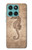 S3214 Seahorse Skeleton Fossil Hülle Schutzhülle Taschen für Motorola Edge 60 Fusion