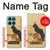 S3229 Vintage Cat Poster Hülle Schutzhülle Taschen für Motorola Edge 60 Fusion