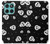 S3261 Smile Skull Halloween Pattern Hülle Schutzhülle Taschen für Motorola Edge 60 Fusion