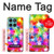 S3292 Colourful Disco Star Hülle Schutzhülle Taschen für Motorola Edge 60 Fusion