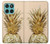 S3490 Gold Pineapple Hülle Schutzhülle Taschen für Motorola Edge 60 Fusion