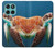 S3497 Green Sea Turtle Hülle Schutzhülle Taschen für Motorola Edge 60 Fusion