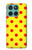 S3526 Red Spot Polka Dot Hülle Schutzhülle Taschen für Motorola Edge 60 Fusion