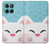 S3542 Cute Cat Cartoon Hülle Schutzhülle Taschen für Motorola Edge 60 Fusion