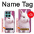 S3870 Cute Baby Bunny Hülle Schutzhülle Taschen für Motorola Edge 60 Fusion
