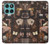 S3877 Dark Academia Hülle Schutzhülle Taschen für Motorola Edge 60 Fusion