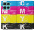 S3930 Cyan Magenta Yellow Key Hülle Schutzhülle Taschen für Motorola Edge 60 Fusion
