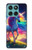 S3977 Colorful Unicorn Hülle Schutzhülle Taschen für Motorola Edge 60 Fusion
