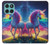 S3977 Colorful Unicorn Hülle Schutzhülle Taschen für Motorola Edge 60 Fusion