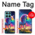 S3977 Colorful Unicorn Hülle Schutzhülle Taschen für Motorola Edge 60 Fusion