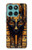 S3992 Gold Black Anubis Hülle Schutzhülle Taschen für Motorola Edge 60 Fusion