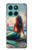 S4006 Oil Painting Mermaid Hülle Schutzhülle Taschen für Motorola Edge 60 Fusion