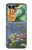 S0997 Claude Monet Water Lilies Hülle Schutzhülle Taschen für Motorola Razr 70+,60+, Razr+ (2026, 2025, 2024)