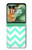 S1723 Mint Chevron Zigzag Hülle Schutzhülle Taschen für Motorola Razr 70+,60+, Razr+ (2026, 2025, 2024)
