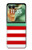 S2364 Red and White Striped Hülle Schutzhülle Taschen für Motorola Razr 70+,60+, Razr+ (2026, 2025, 2024)