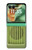 S2656 Vintage Bakelite Radio Green Hülle Schutzhülle Taschen für Motorola Razr 70+,60+, Razr+ (2026, 2025, 2024)