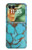S2685 Aqua Turquoise Gemstone Graphic Printed Hülle Schutzhülle Taschen für Motorola Razr 60, Razr 2025