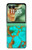 S2688 Aqua Copper Turquoise Gemstone Graphic Hülle Schutzhülle Taschen für Motorola Razr 70+,60+, Razr+ (2026, 2025, 2024)