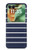 S2767 Navy White Striped Hülle Schutzhülle Taschen für Motorola Razr 70+,60+, Razr+ (2026, 2025, 2024)