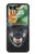 S2823 Black Wolf Blue Eyes Face Hülle Schutzhülle Taschen für Motorola Razr 60, Razr 2025