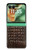 S2850 Brown Skin Alligator Graphic Printed Hülle Schutzhülle Taschen für Motorola Razr 60, Razr 2025