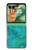 S3147 Aqua Marble Stone Hülle Schutzhülle Taschen für Motorola Razr 70+,60+, Razr+ (2026, 2025, 2024)