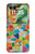 S3391 Abstract Art Mosaic Tiles Graphic Hülle Schutzhülle Taschen für Motorola Razr 60, Razr 2025