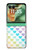 S3499 Colorful Heart Pattern Hülle Schutzhülle Taschen für Motorola Razr 70+,60+, Razr+ (2026, 2025, 2024)