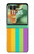 S3678 Colorful Rainbow Vertical Hülle Schutzhülle Taschen für Motorola Razr 70+,60+, Razr+ (2026, 2025, 2024)