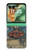 S3955 Vintage Keyhole Weather Door Hülle Schutzhülle Taschen für Motorola Razr 70+,60+, Razr+ (2026, 2025, 2024)