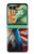 S3967 Bald Eagle American Flag Hülle Schutzhülle Taschen für Motorola Razr 60, Razr 2025