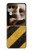 S2231 Yellow and Black Line Hazard Striped Hülle Schutzhülle Taschen für Motorola Razr 70 Ultra, 60 Ultra, 50 Ultra, Ultra 2026, Ultra 2025