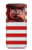 S2364 Red and White Striped Hülle Schutzhülle Taschen für Motorola Razr 70 Ultra, 60 Ultra, 50 Ultra, Ultra 2026, Ultra 2025