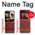 S2374 Tartan Red Pattern Hülle Schutzhülle Taschen für Motorola Razr 60 Ultra, Razr Ultra 2025
