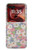 S3688 Floral Flower Art Pattern Hülle Schutzhülle Taschen für Motorola Razr 70 Ultra, 60 Ultra, 50 Ultra, Ultra 2026, Ultra 2025