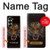 S0575 Tiger Face Hülle Schutzhülle Taschen für Samsung Galaxy Z Fold 7